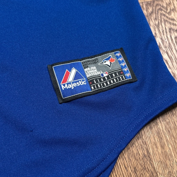 Vintage Y2K Majestic Toronto Blue Jays Josh Johnson 55 Baseball Jersey Mens M - Picture 4 of 11